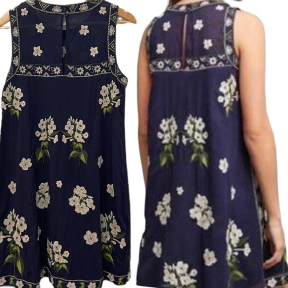 Anthropologie Maeve Rosa Embroidered Swing
Dress Size 0 - Picture 7 of 8
